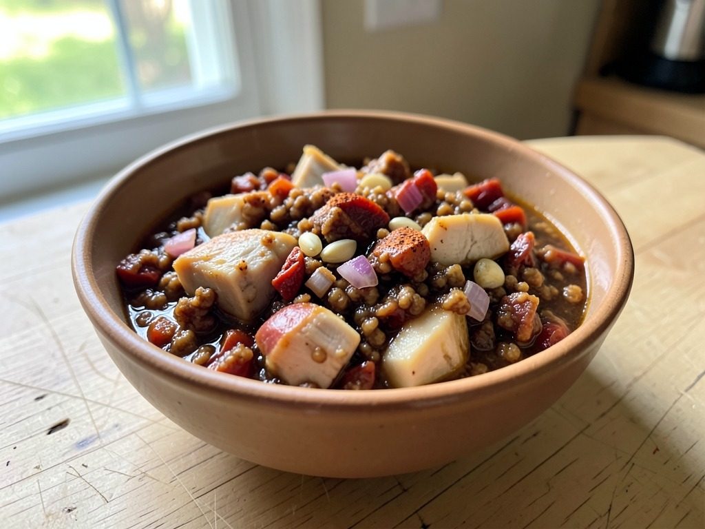 Chicken & chorizo ragu