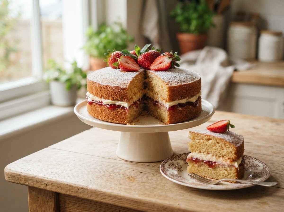Vegan Victoria sponge