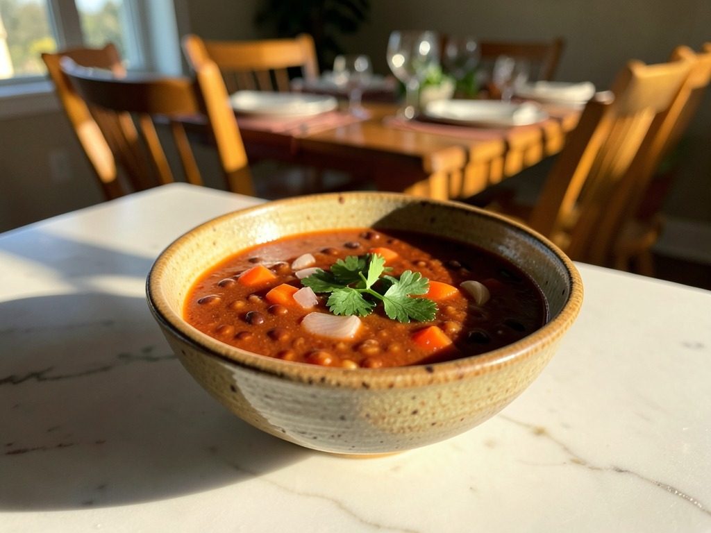 Red lentil soup