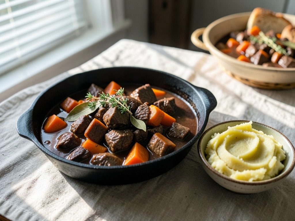 Havuçlu dana etli stout güveç