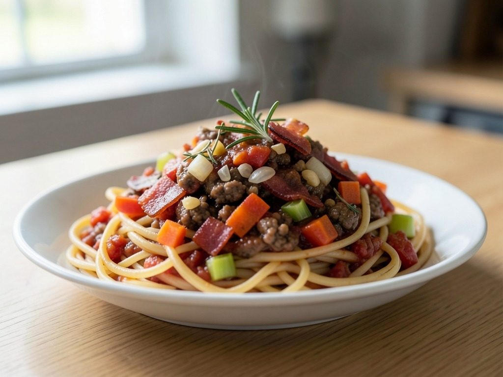 Classic spaghetti bolognese
