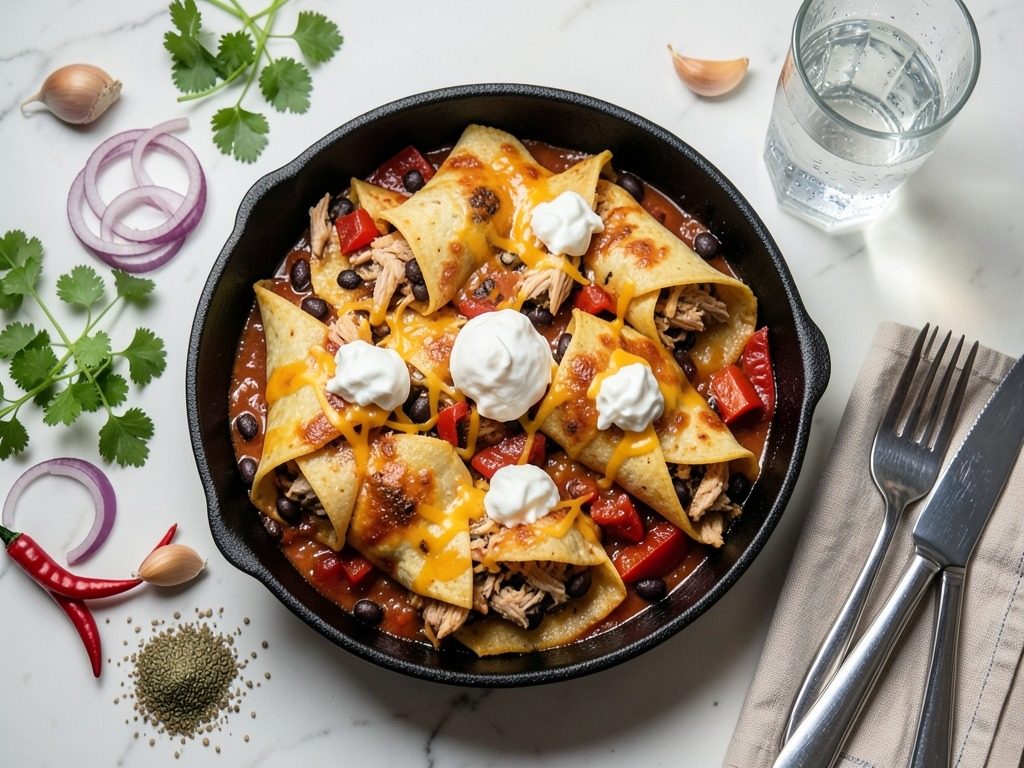 Chicken enchiladas
