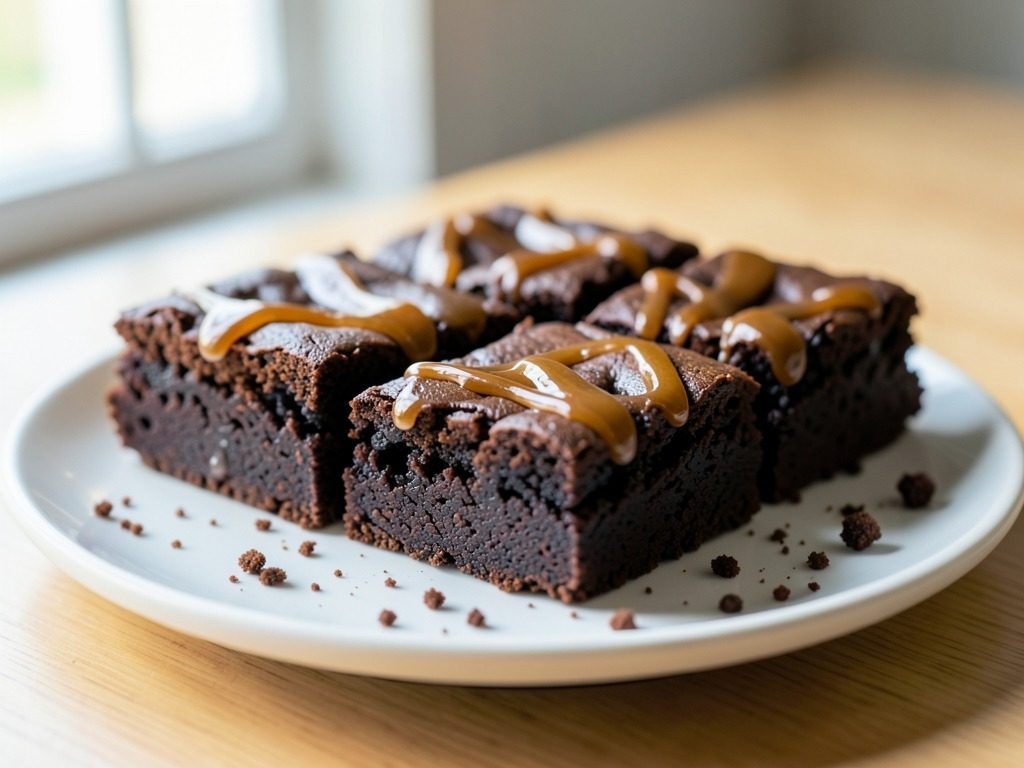 Salted caramel brownies