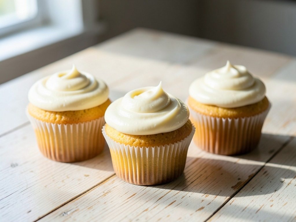 Vanilyalı cupcake