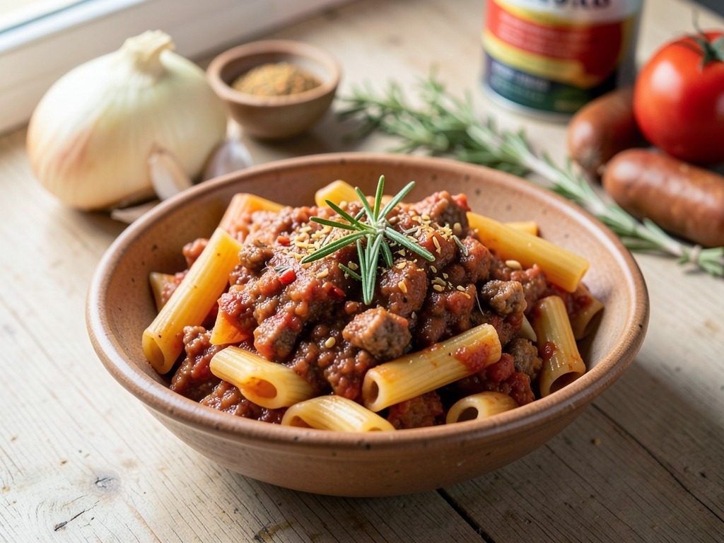 Sausage ragu