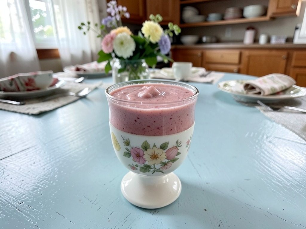 Strawberry avocado smoothie