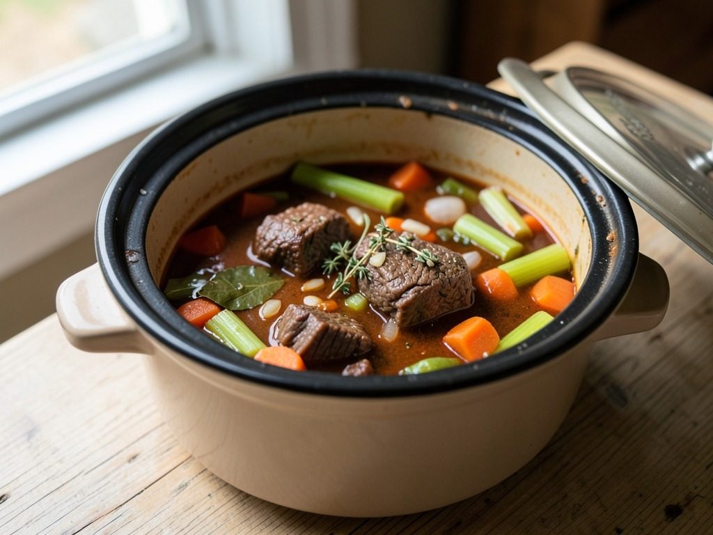 Slow-cooker beef stew