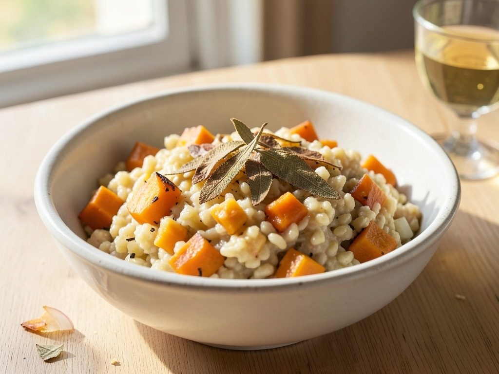 Butternut squash & sage risotto