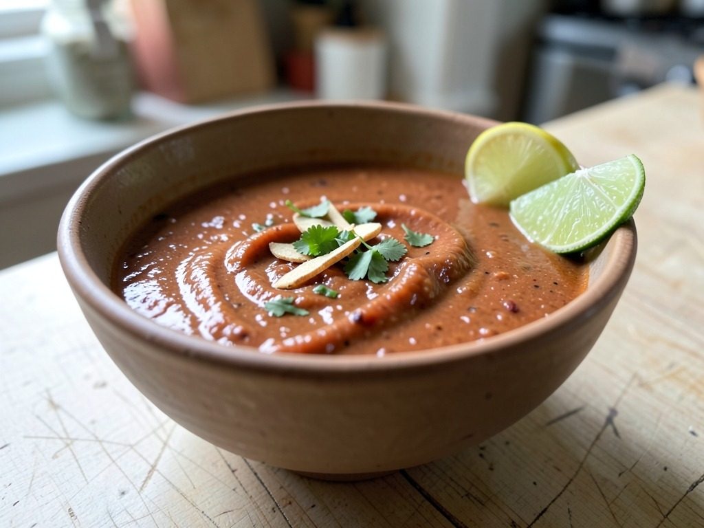Sweet potato & lentil soup