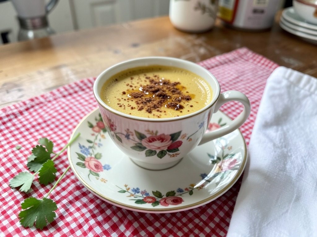 Golden turmeric latte