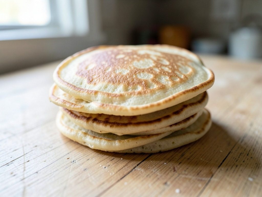 Classic thin pancakes