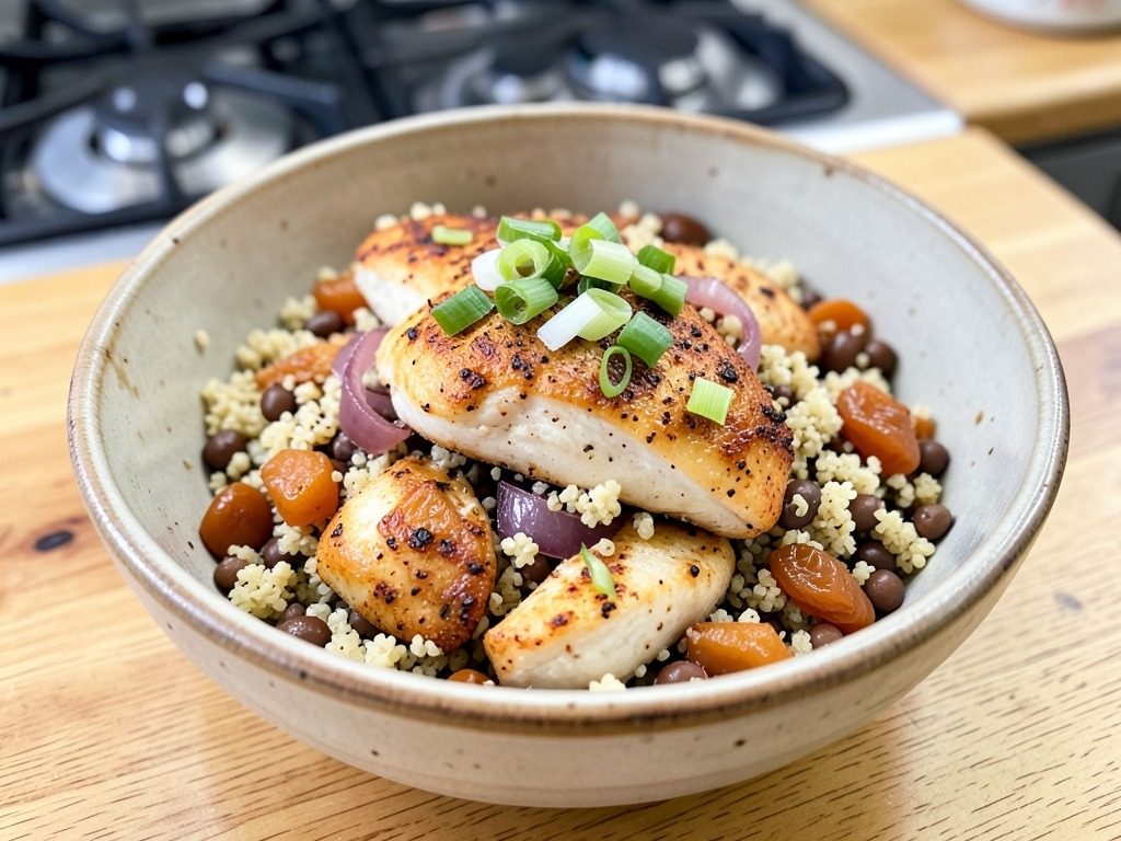 Cajun chicken and quinoa
