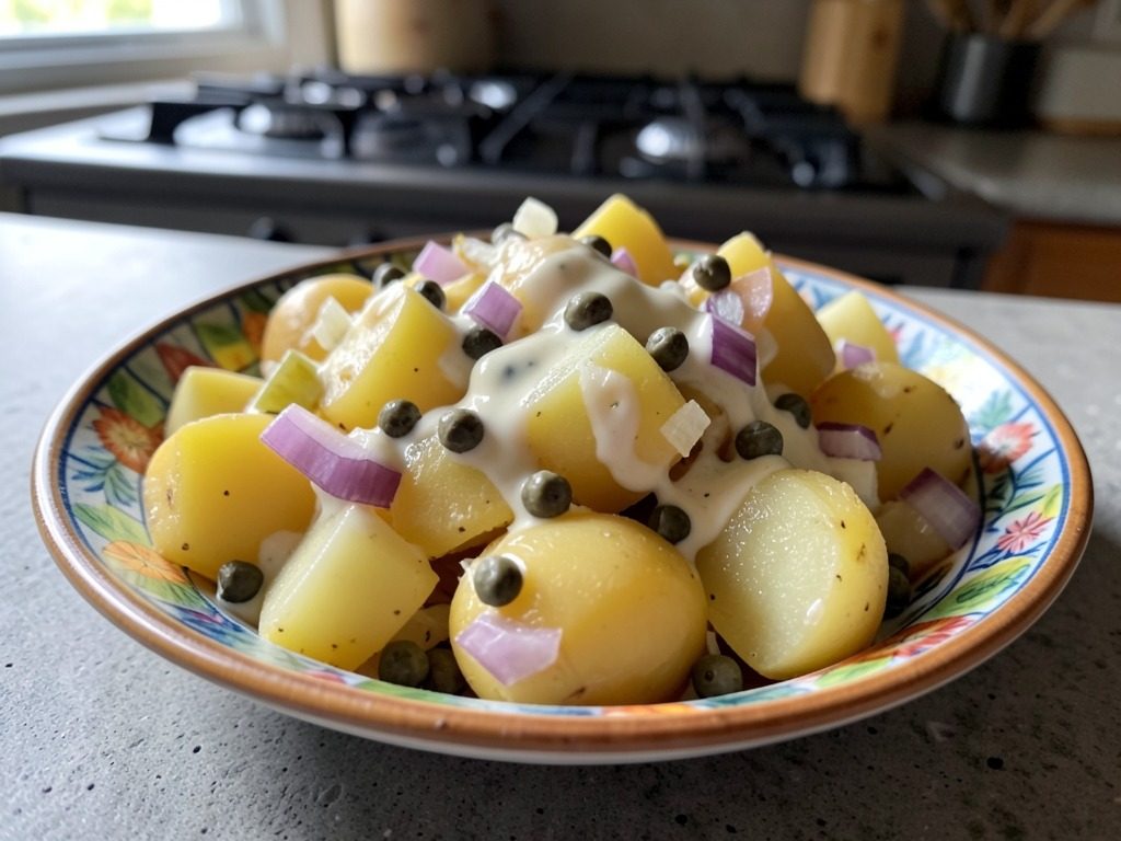 Klasik patates salatası